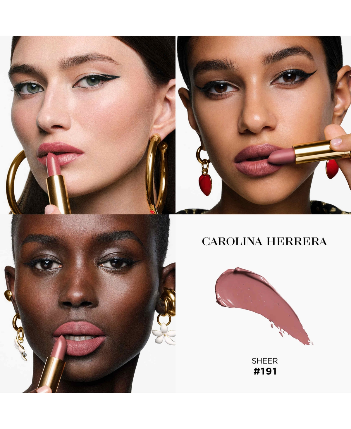 Carolina Herrera Fabulous Kiss Wild At Heart Spring Collection Lipstick Refill In 191- Manhattan Craze (sheer)