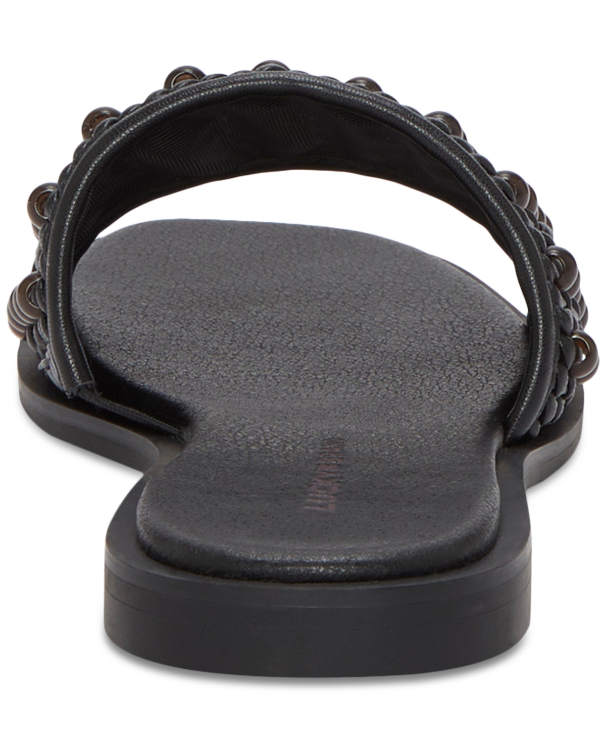 LUCKY BRAND WOMEN'S GIDYA BEADED SLIDE FLAT SANDALS 