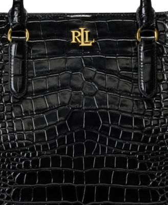 Marcy Large Embossed Satchel Bag