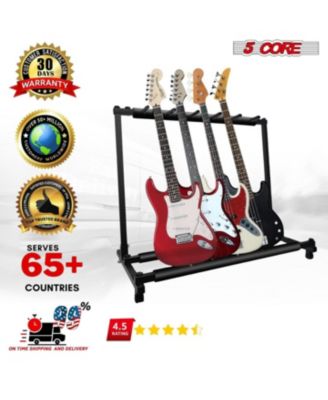 Guitar Rack Stand • 5 Multi Guitars Holder Storage Stands for Acoustic Electric and Bass Soporte Para Guitarra - GRack 5N1
