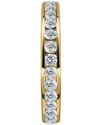 Cubic Zirconia Eternity Band in 18k Gold-Plated Sterling Silver, Exclusively at Macy's