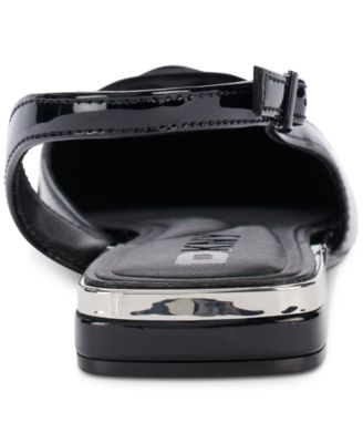 Clemma Buckle Slingback Flats