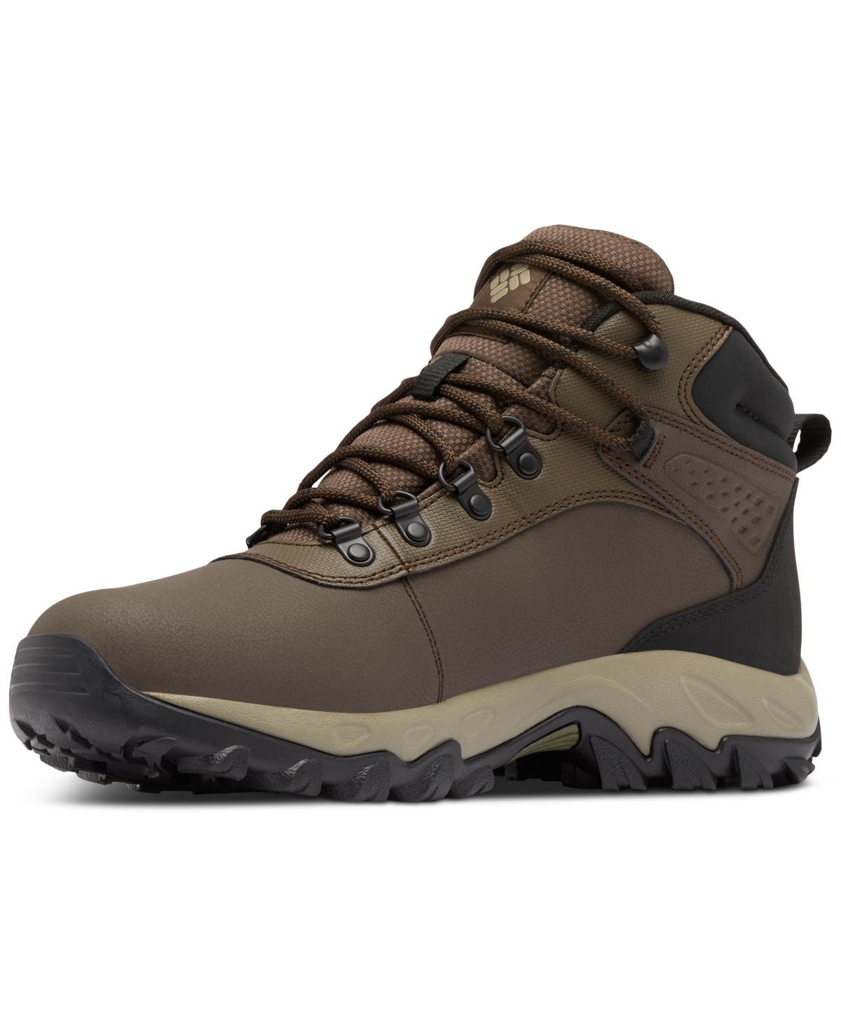 Columbia Men's Newton Explorer Hiking Boots In Cordovan,stone Green