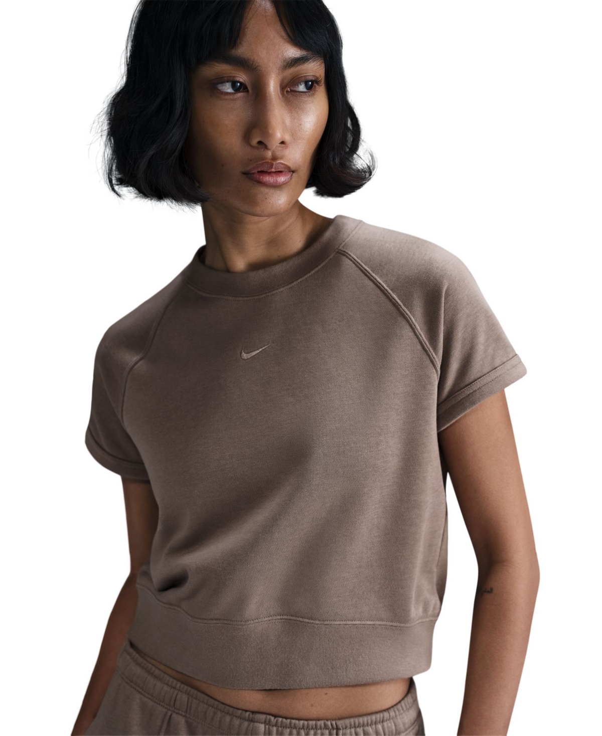 Sportswear Women's Chill Terry Raglan-Sleeve Top - Minkbn/sai