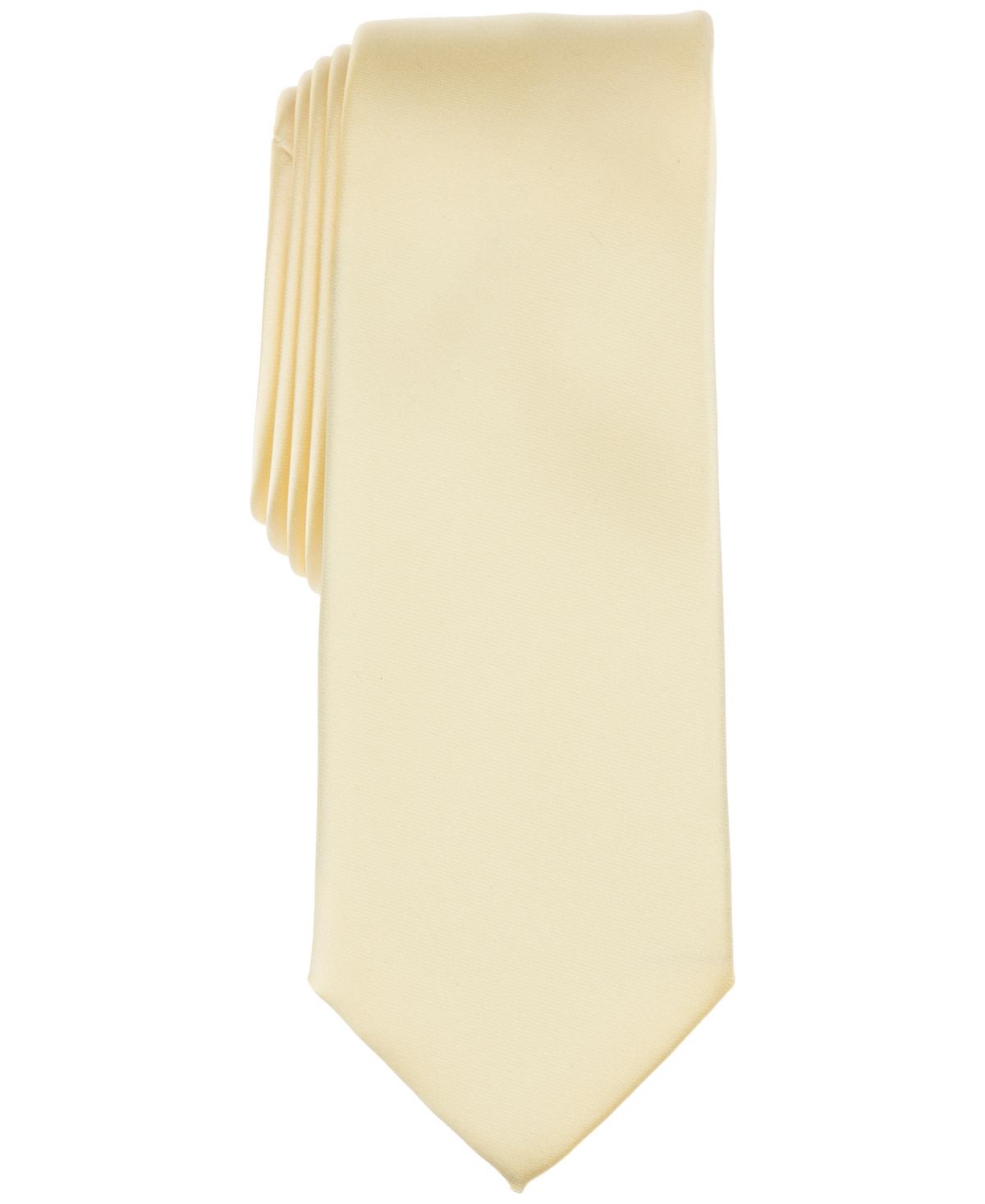 Bar Iii Men's Lombard Textured Tie, Created For Macy's In Yellow