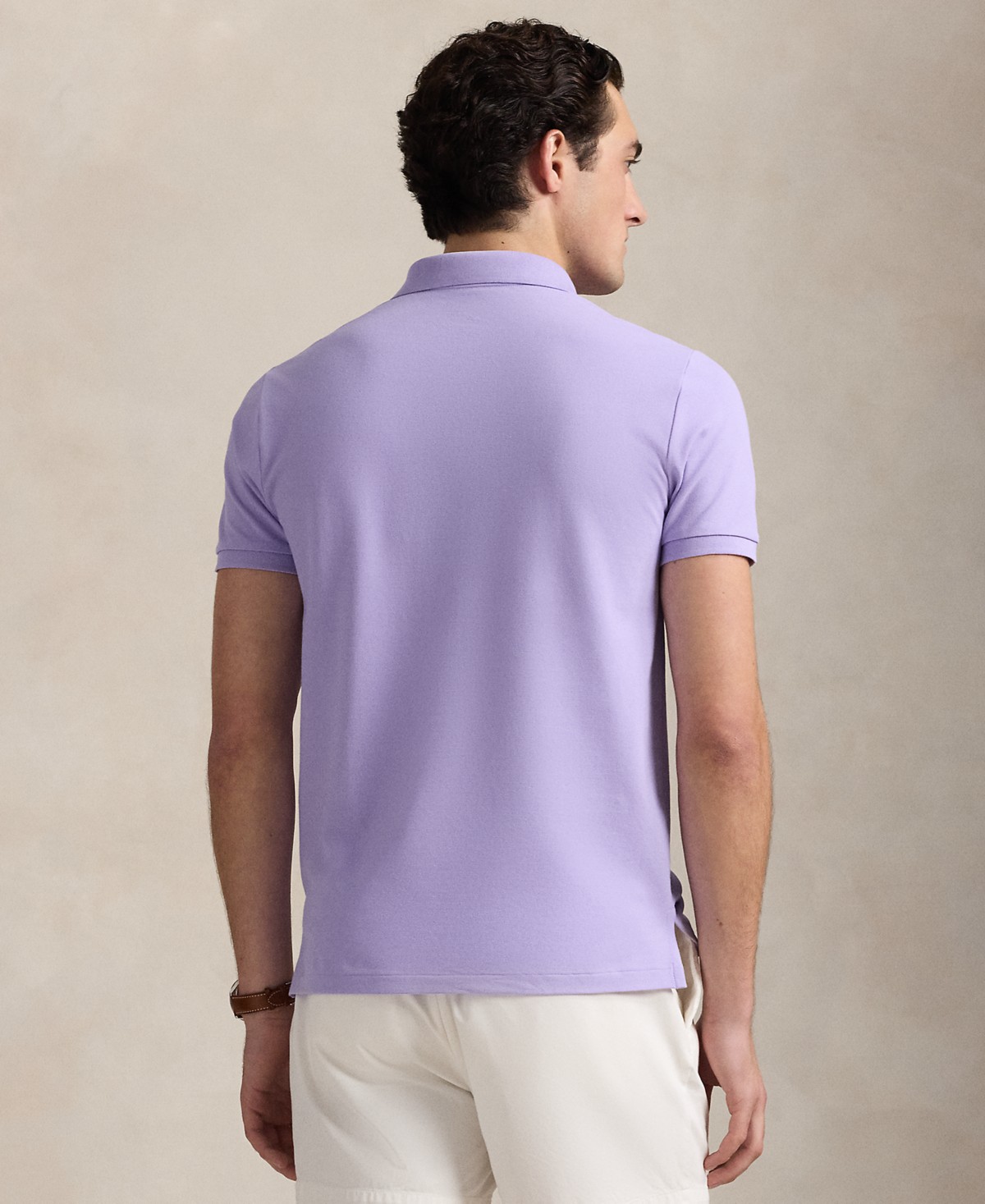 Мужские Polo Ralph Lauren Men's Classic-Fit Stretch Mesh Polo Shirt — фото 3