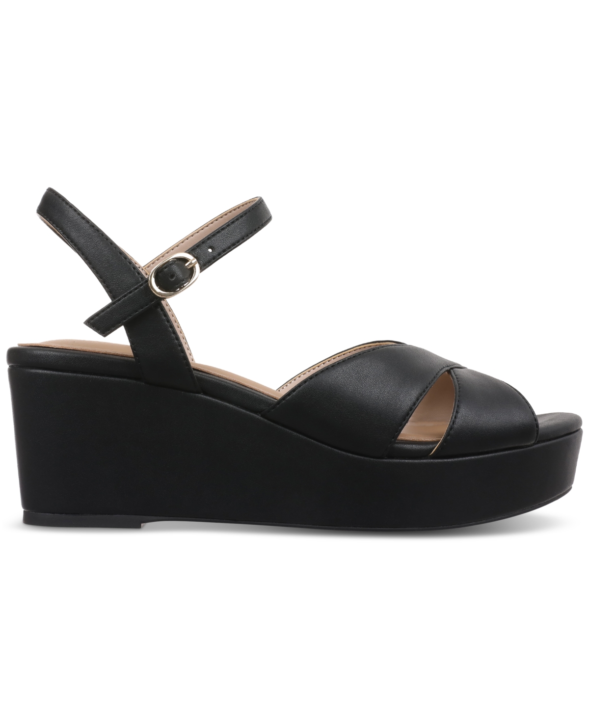 GIANI BERNINI WOMEN'S JAYLEEN PLATFORM WEDGE SANDALS, CREATED FOR MACY'S 