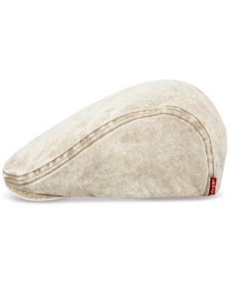 Men's Snow Washed Flat Top Ivy Cap