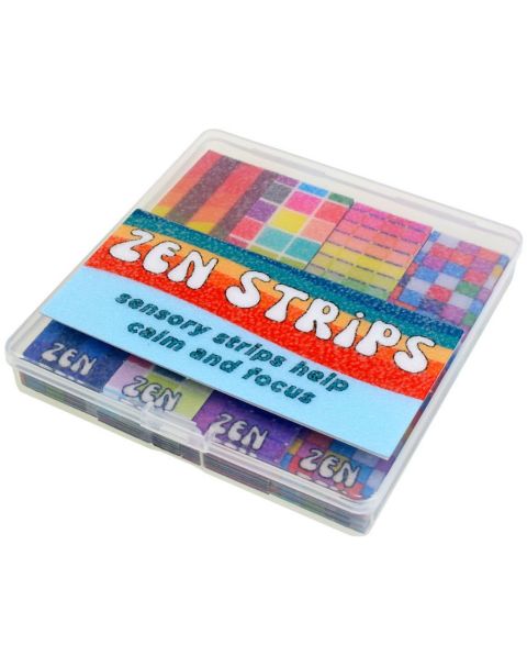 Детские игрушки Zen Strips Sand Brights Textured-Fidget Strips, 40-Piece, Ages 5-10