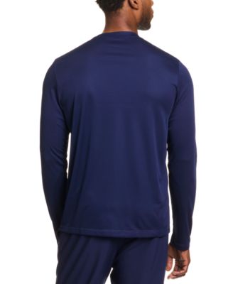 Men's Tech Long Sleeve Crewneck Logo T-Shirt