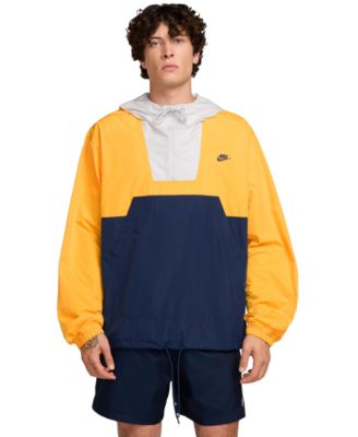 Nike - Men's Marina Quarter-Zip Colorblocked Anorak Jacket