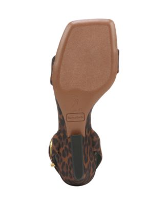 Women's Savini Open Square Toe Ankle Strap Dress Sandals