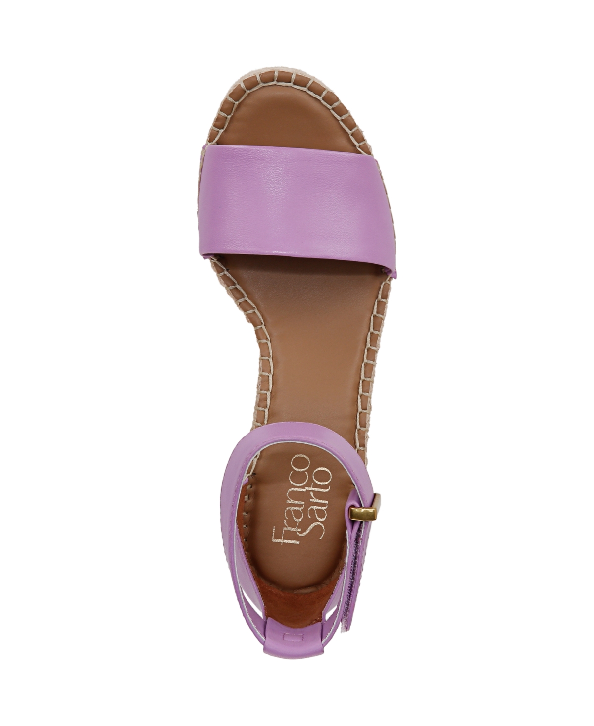 Franco Sarto Women's Clemens Espadrille Wedge Sandals In Violet Purple Leather