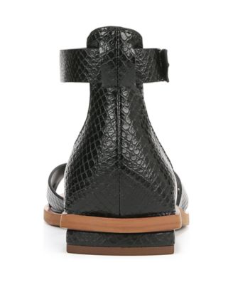 Women's Elisa Open Square Toe Ankle Strap Flat Sandals