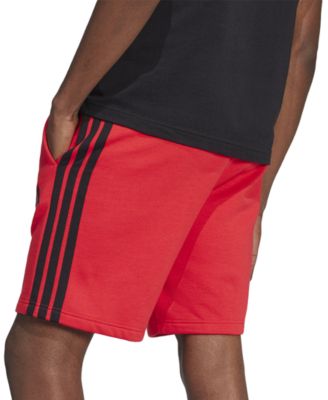 Men's Essential Three Stripes Fleece Shorts