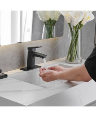 8 in. Waterfall Widespread 2-Handle Bathroom Faucet With Pop-up Drain Assembly in Spot Resist Brushed Nickel