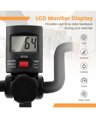 Adjustable LCD Pedal Exercise Bike with Massage