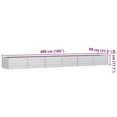 Large Galvanized Steel Durable Garden Raised Bed