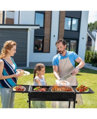 Foldable Kabob Barbecue Grill for Travel and Garden Parties