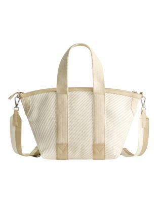 Soft Woven Zip-Top Tote