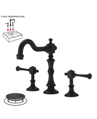 Pop-up Drain Assembly Waterfall Single Hole Single-Handle Low-Arc Bathroom Faucet