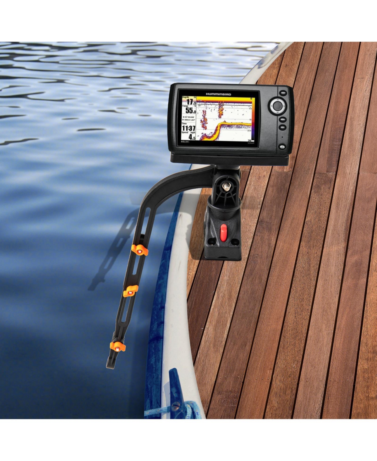 360° Rotatable Fishing Boat Accessory Set of 2 with Mount Bracket