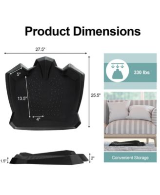 Portable Anti-Fatigue Standing Mat with Massage Points and Diverse Terrain