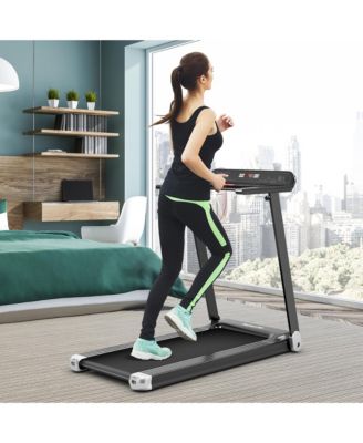 Electric Folding Treadmill Portable Cardio Running Machine w/ APP Control