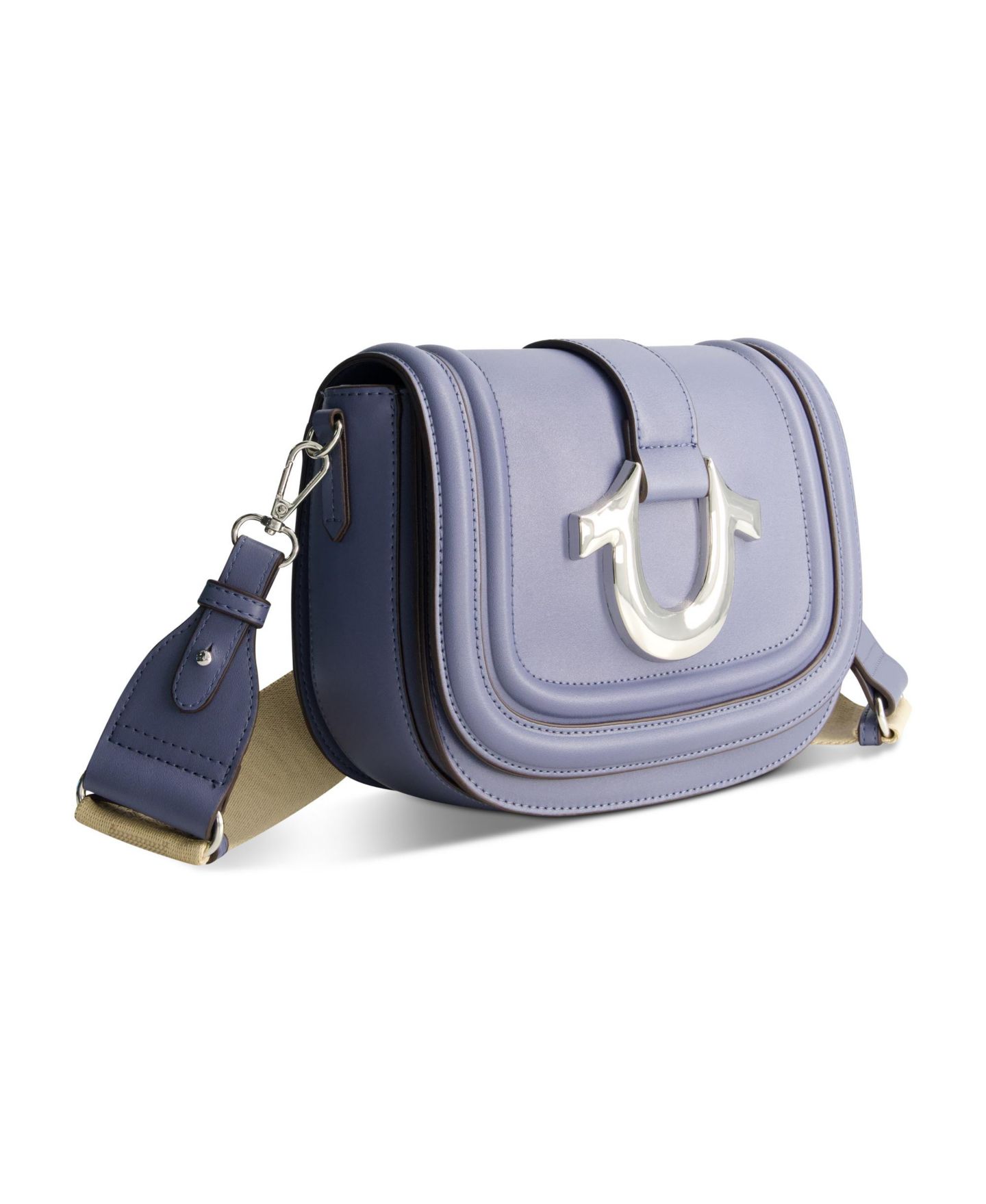 Женская сумка True Religion Saddle Bag with Gold Hardware, цвет: Синий — фото 3