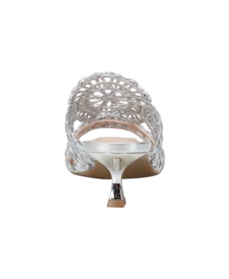 Women's Melvana Woven Kitten Heel Sandals