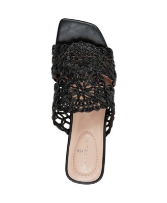 Women's Melvana Woven Kitten Heel Sandals