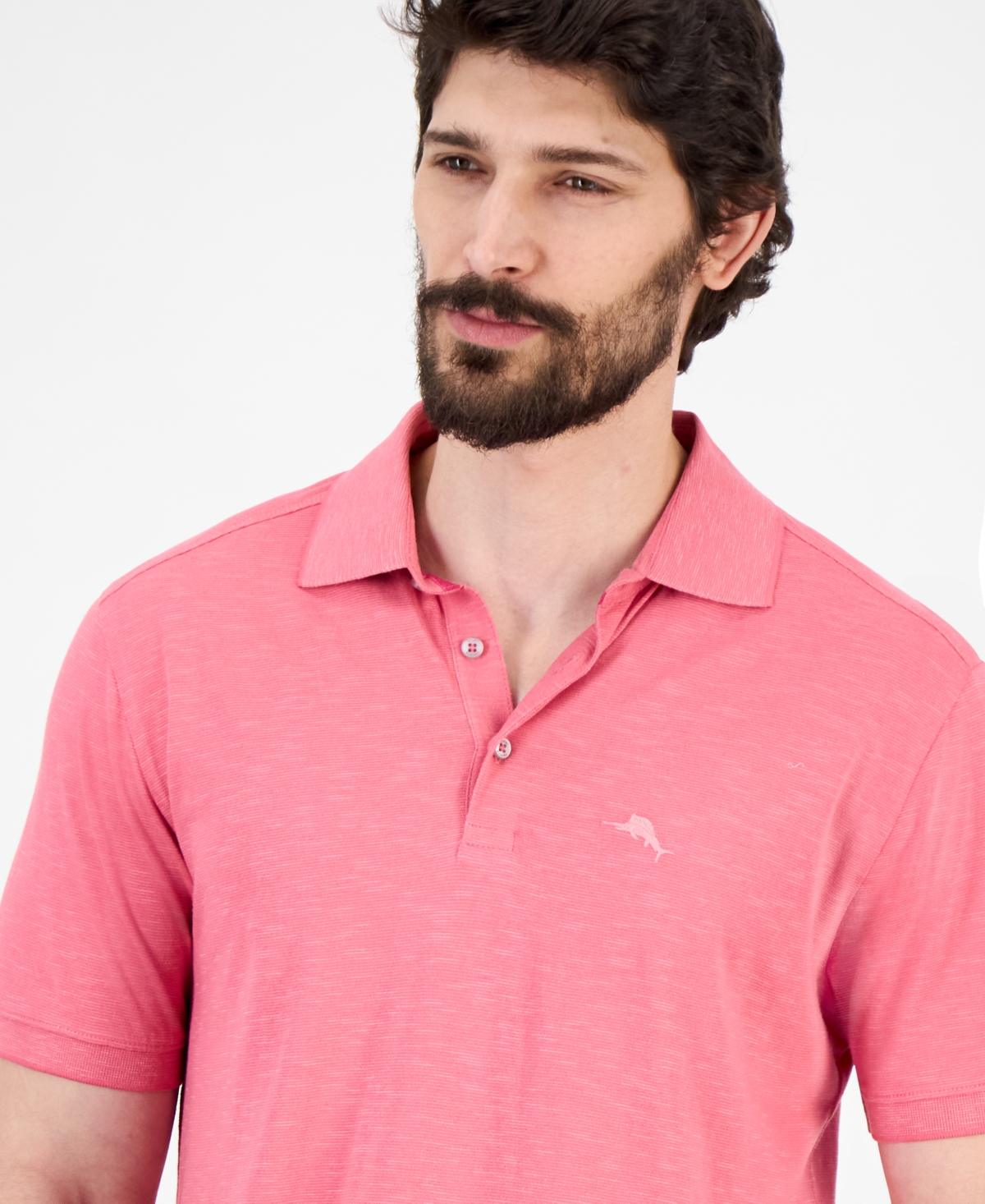Tommy Bahama Men's Portola Point Space-dyed Stripe Polo Shirt In Pink