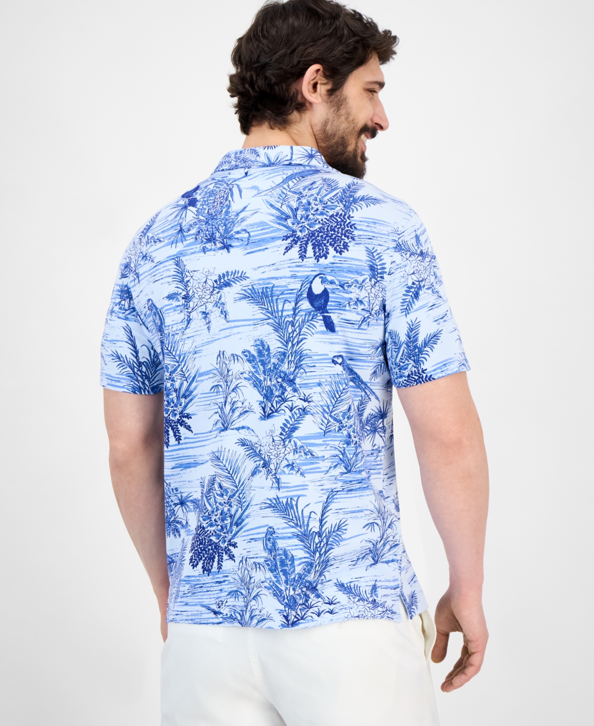 Tommy Bahama Men's Bird Sanctuary Classic-fit Printed Polo Shirt