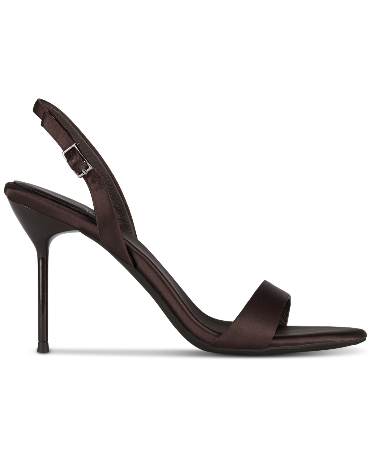 Jeffrey Campbell Go-getter Halter Stiletto Dress Sandals In Coffee Satin