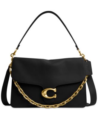 COACH - Chain Tabby Leather Medium Shoulder Bag 35