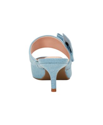 Women's Millie Pointed Toe Kitten Heel Mules