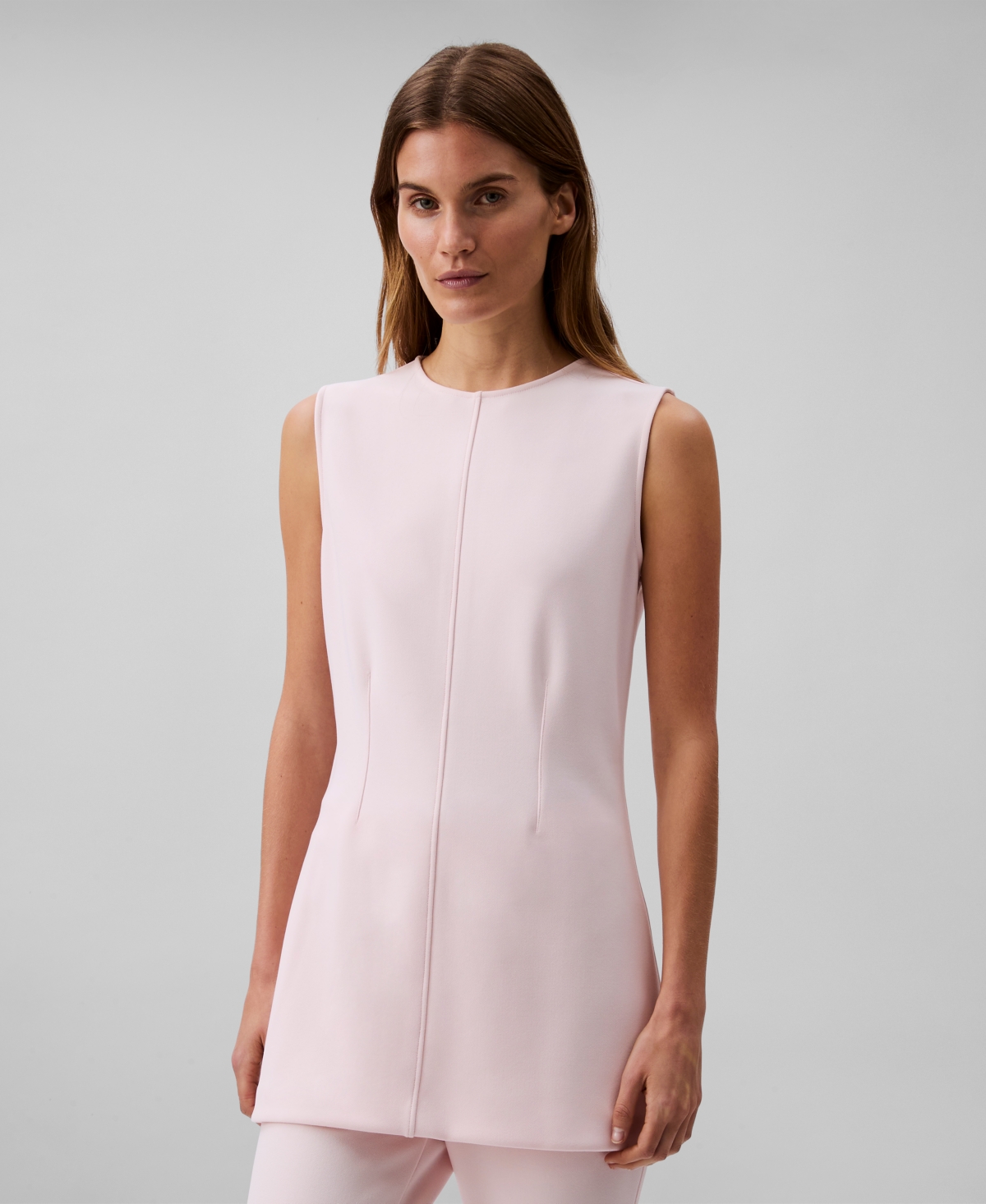 Calvin Klein Women's Sleeveless Tailored Knit Tunic