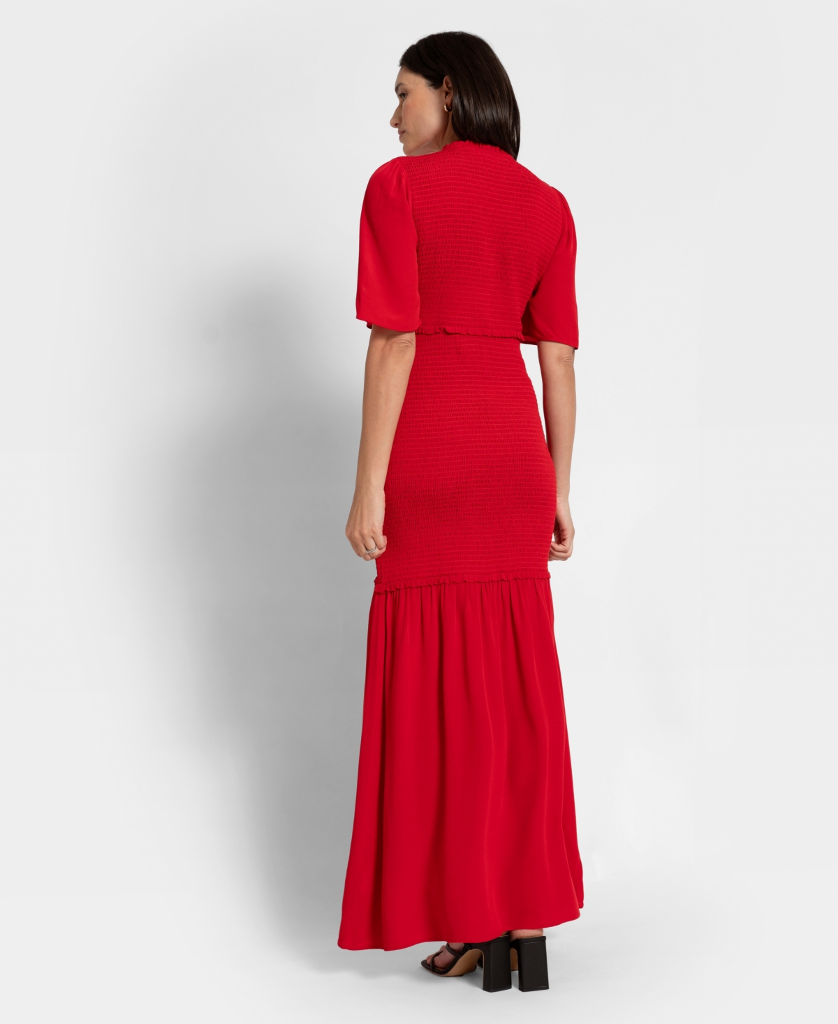 SERAPHINE WOMEN'S MATERNITY SHIRRED MAXI DRESS 