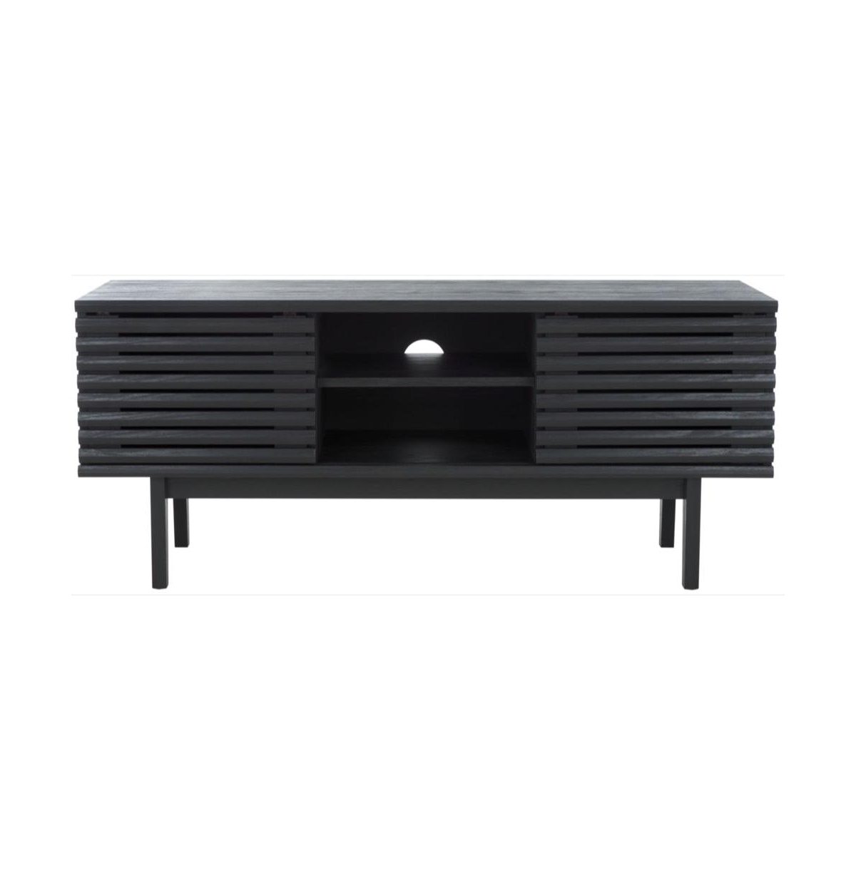 Aricia Small 2 Door Media Stand - Black