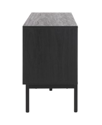 Particle Board/MDF/Iron 29.21'' Lylia 4 Door Media Stand