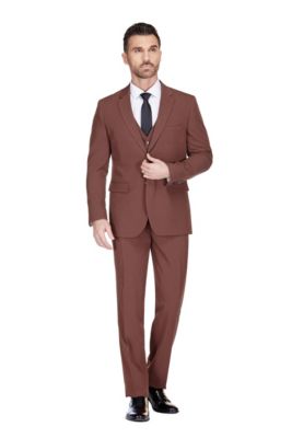 Men's 3-Piece Classic Fit Performance Stretch Suit