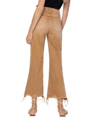Women's Super High Rise 90's Vintage-like Cropped Flare Jeans