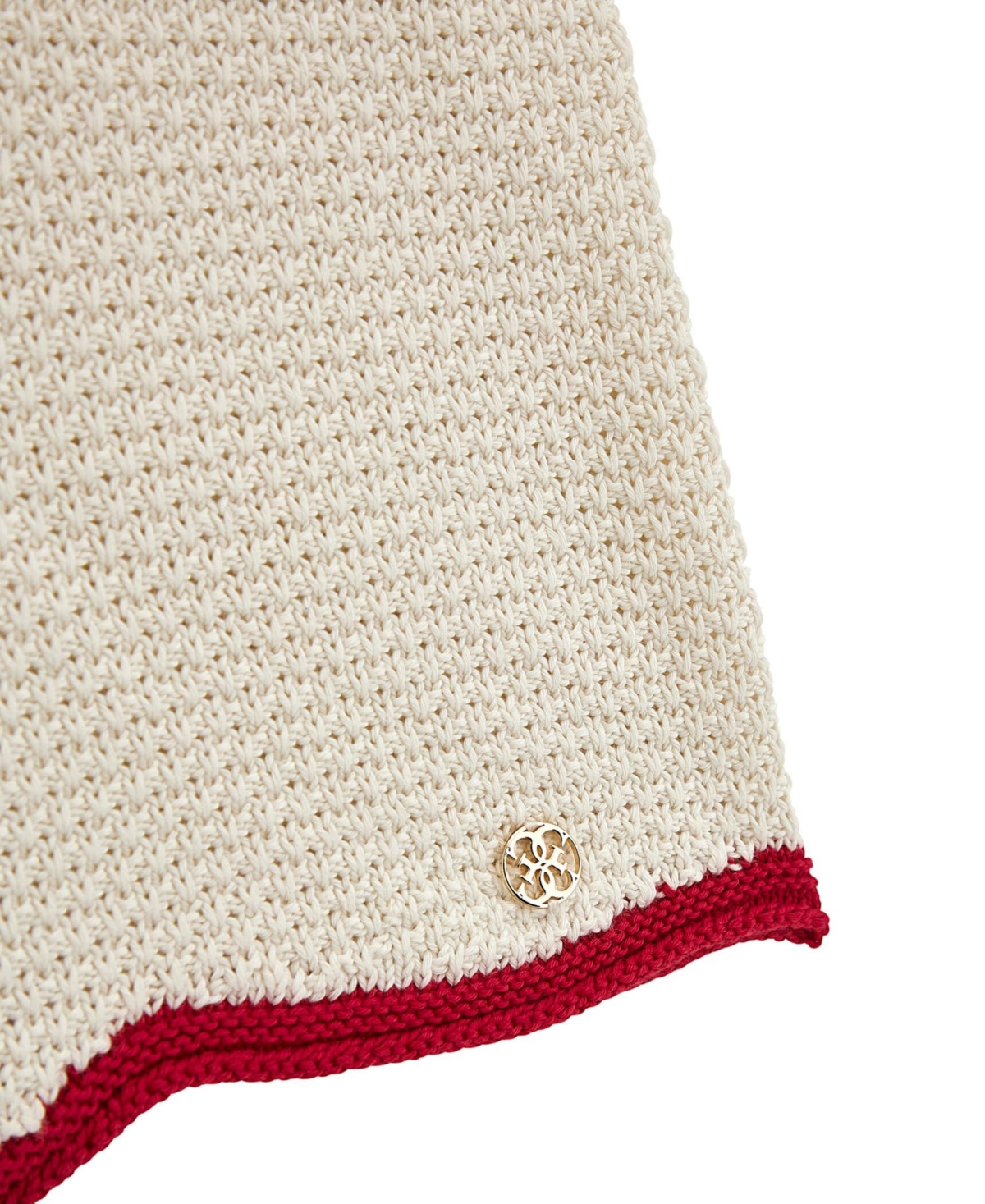 Guess Big Girls Crochet Shorts In Cream