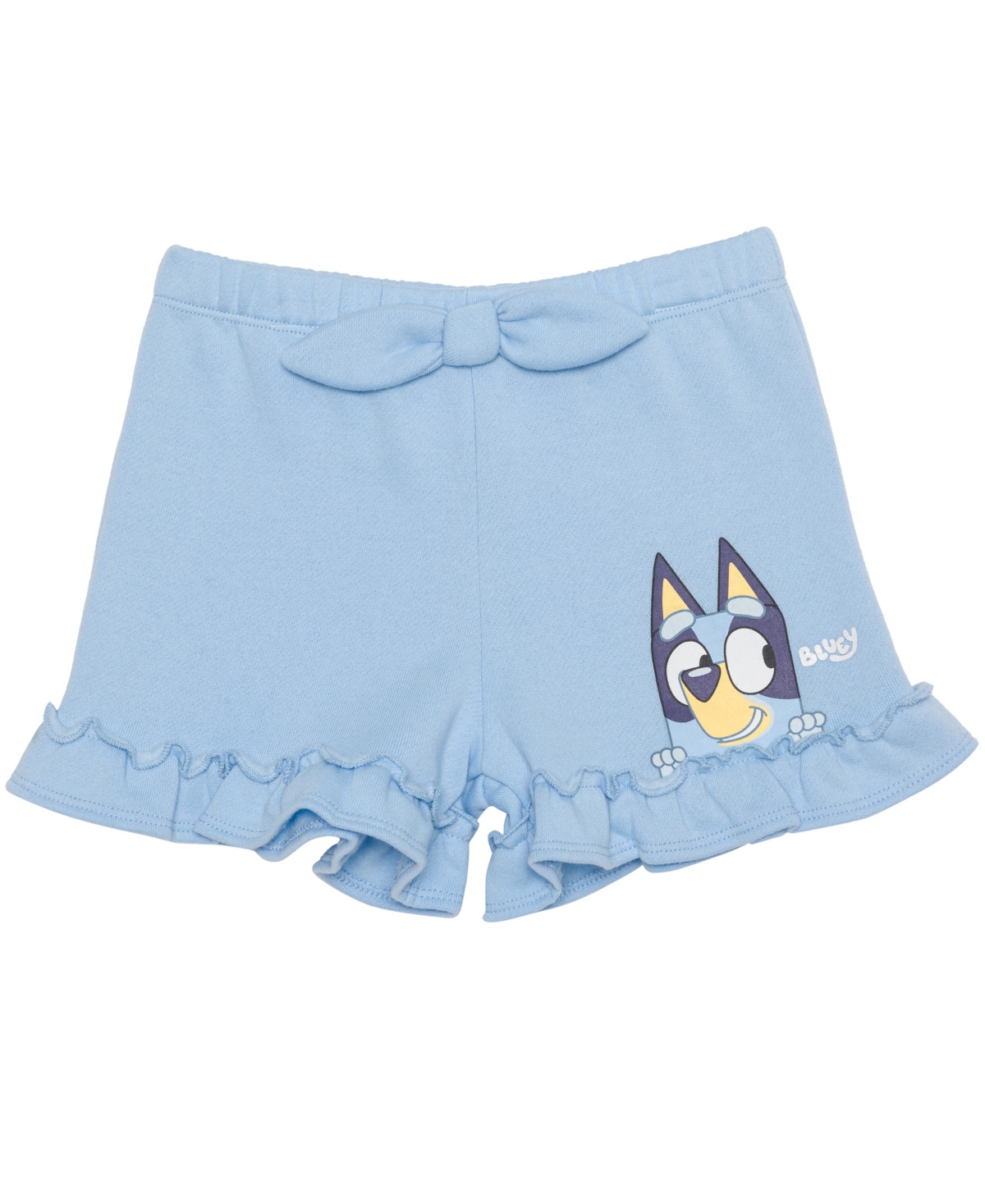 Shop Bluey Toddler And Little Girls 2-piece Long Sleeve Top And Shorts Set In Light Pink