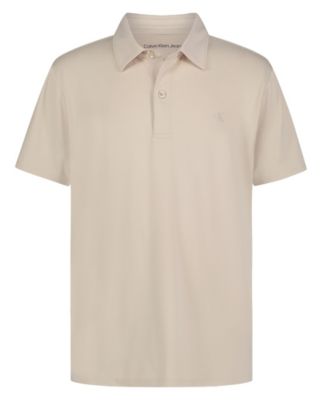 Calvin Klein - Boys 8-20 Monogram Detail Tech Polo Shirt