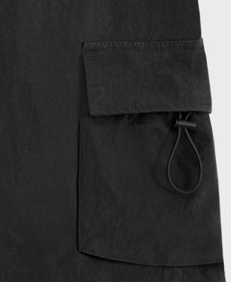 Men's Relaxed-Fit Crinkled 7" Cargo Shorts, Exclusively at Macy's 