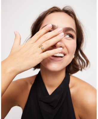 White Open Topaz Ring