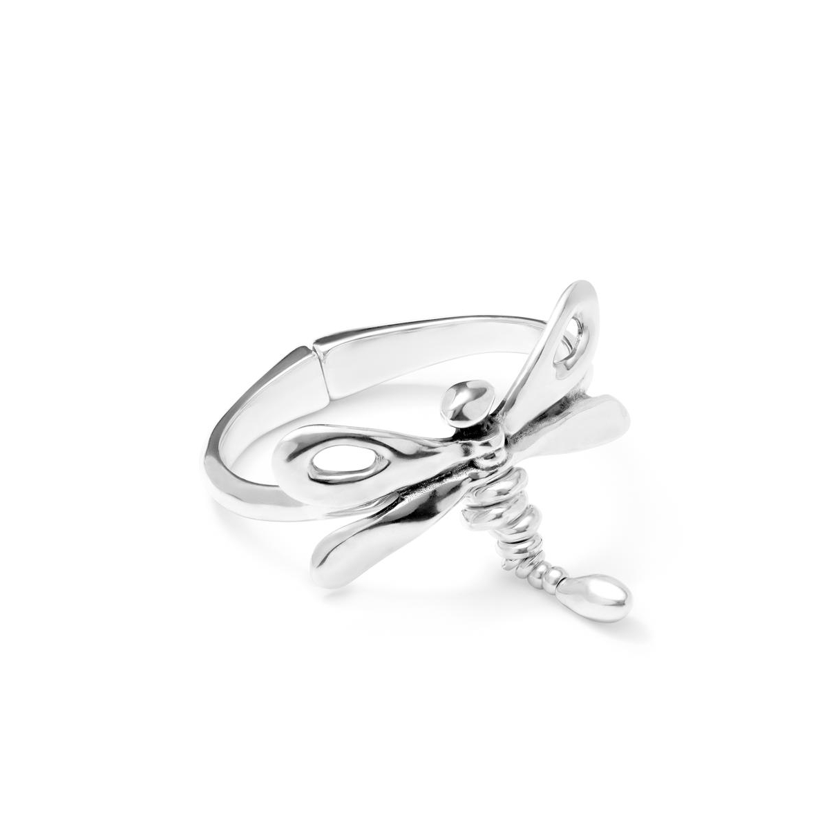 UNOde50 Sterling Silver Plated Dragonfly Bracelet - Silver