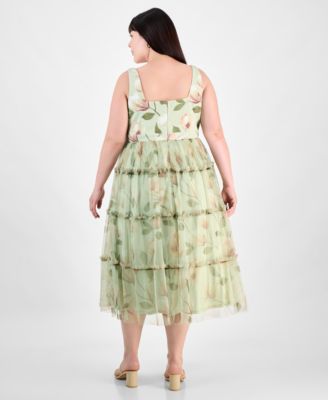 Women's Tiered Midi Dress