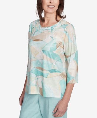 Women's Kensington Gardens Stained Glass Crew Neck Top